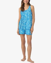 Cuddl Duds Women's Sleeveless Top & Boxer Shorts, 2-Piece Set