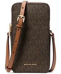 Michael Kors Jet Set North South Double Zipper Mini Crossbody Handbag