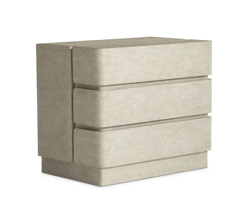 Bernhardt Arcadia 29" Wire-Brushed Oak Nightstand