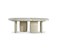 Bernhardt Arcadia 5-Piece Faux Stone Dining Set