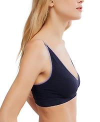 Free People Women's Sweet Pointelle Seamless Longline Bralette