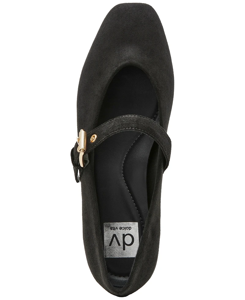Dv Dolce Vita Women's Mulaney Buckle Mary Jane Flats