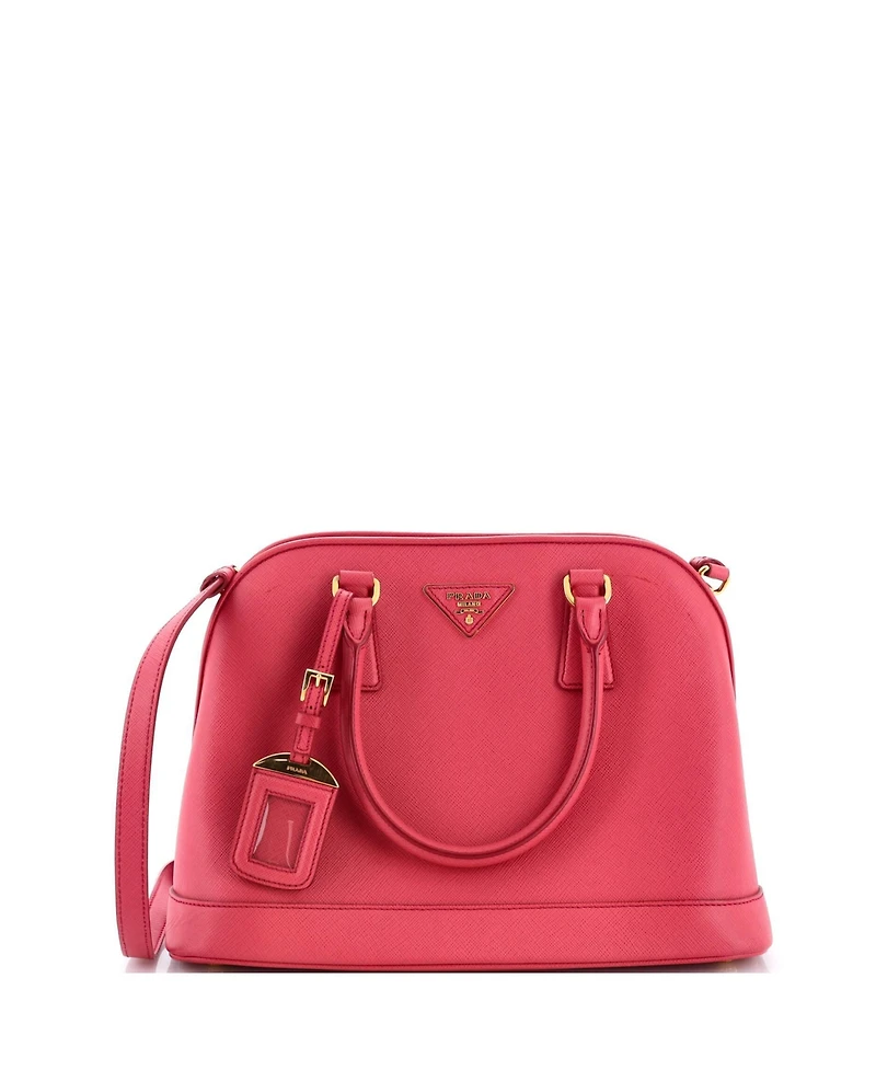 Pre-Owned Prada Medium Open Promenade Bag Saffiano Leather