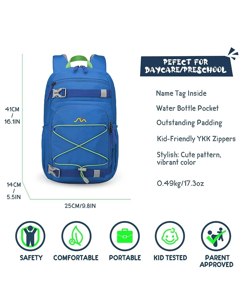 Mountaintop Kids Backpack for Boys Girls Elementary Kindergarten School Bag Lightweight Children Daypack