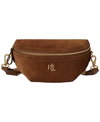 Lauren Ralph Lauren Suede Marcy Small Belt Handbag