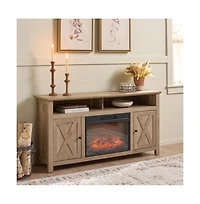 Augusta Home Cliff 2 Door Wood Fireplace