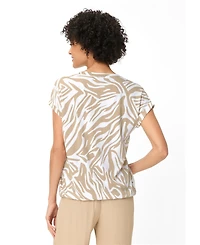 Olsen Women's Neo Zebra Tunic T-Shirt