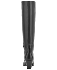 Marc Fisher Ltd Women's Tarrie Tall Wide Calf Block Heel Dress Boots