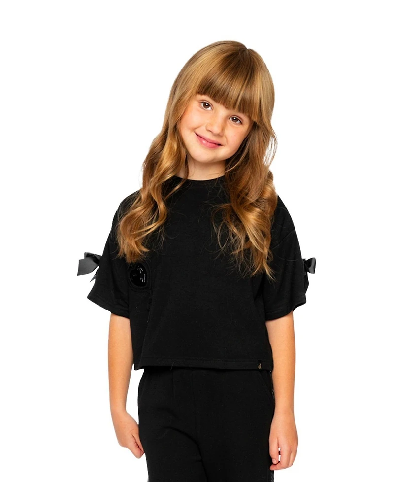 Deux par Little and Big Girl 6-14 Short Sleeve Milano Top