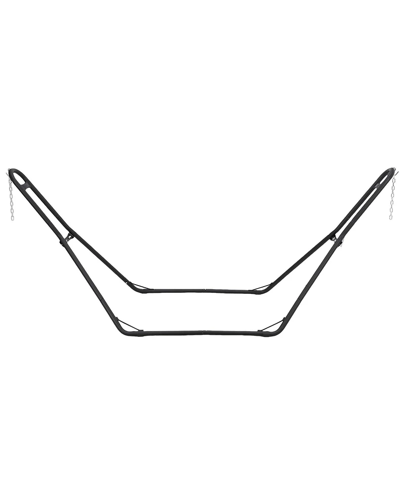 GarveeLife Heavy-Duty Steel C-Stand for Hanging Egg Chair or Hammock Collapsible Portable 330 lbs Capacity 360degree(s) Rotation Weather-Resistant