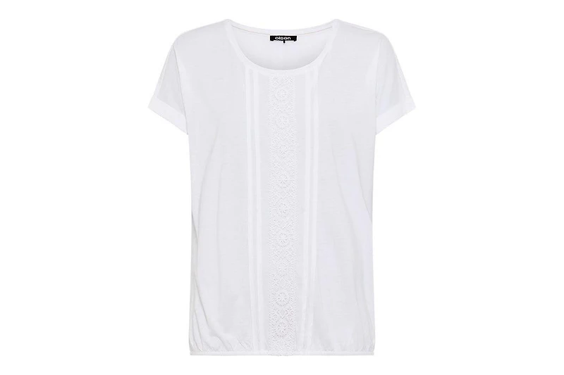 Olsen Women's Tonal Embroidered T-Shirt
