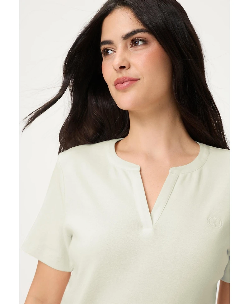 Olsen Women's Solid Tunic T-Shirt