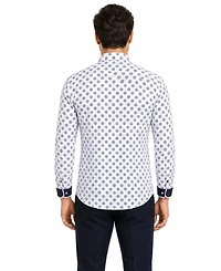 Elie Balleh Men's Slim Fit Stylish Button-Down Shirt