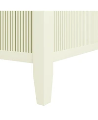Streamdale Furniture King size Wooden Canopy Platform Bed with Support Slats
