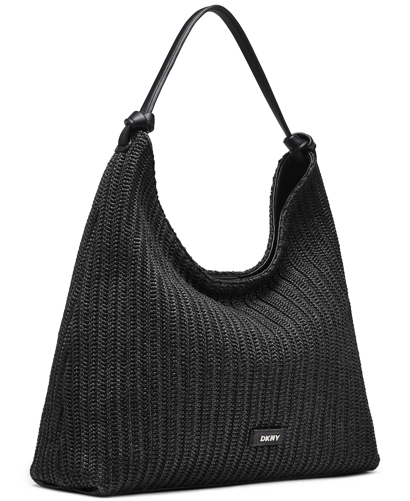 Dkny Paula Polyurethane Large Hobo Handbag