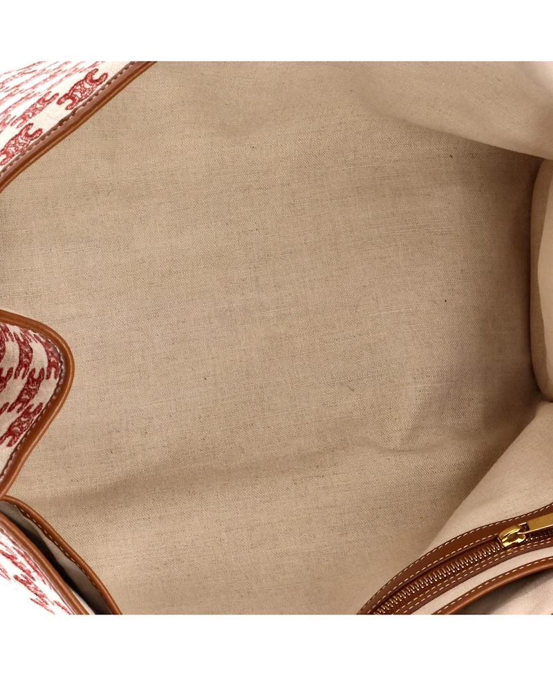 Pre-Owned Celine Horizontal Cabas Tote Triomphe Canvas