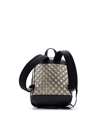 Pre-Owned Gucci Small Zip Pocket Backpack Printed Gg Coated Canvas