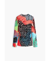 Desigual Women's Printed Colors Sweater