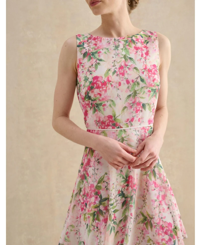 Hobbs London Carly Fit Flare Midi Dress