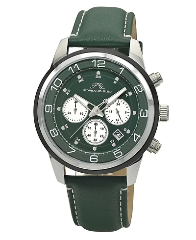 Porsamo Bleu Men's Arthur Genuine Leather Band Watch 1093DARL