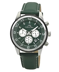 Porsamo Bleu Men's Arthur Genuine Leather Band Watch 1093DARL