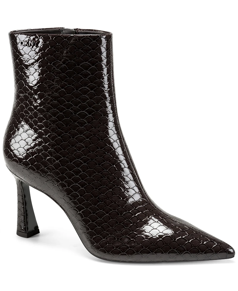 Dkny Women's Cayden Heeled Pointed Toe Dress Booties