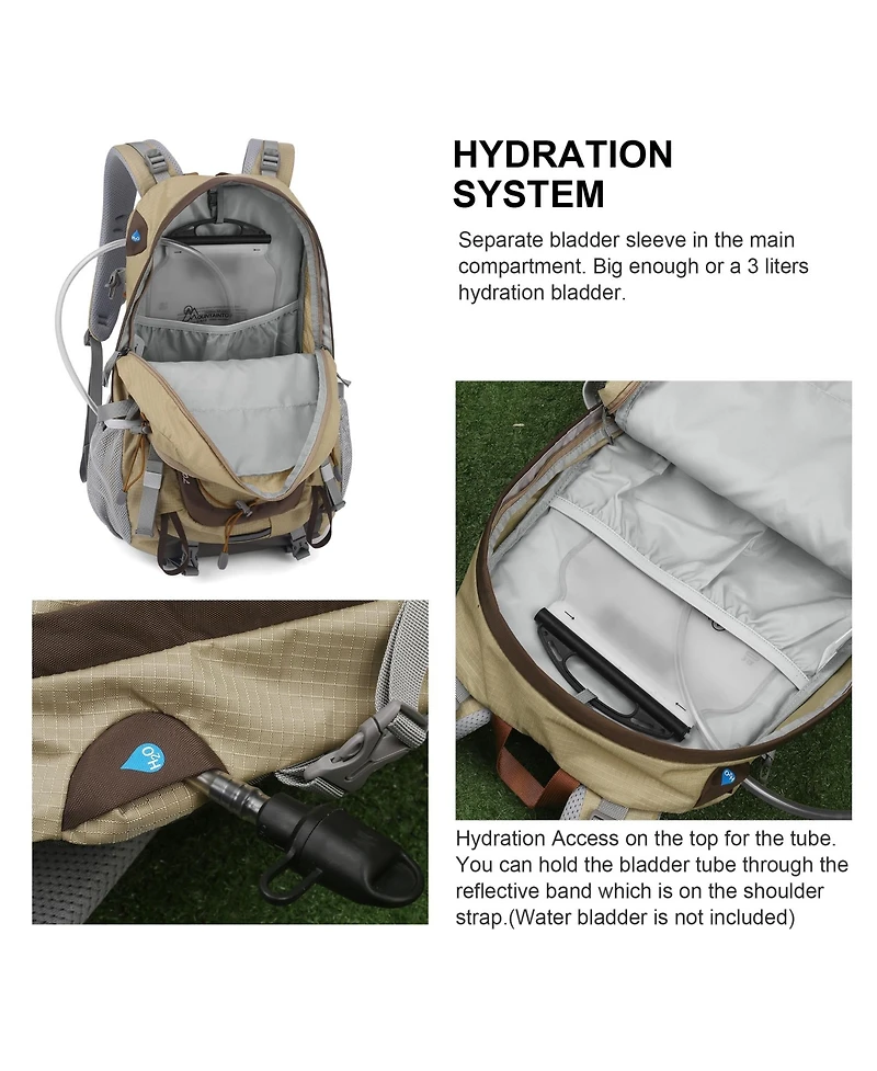 Mountaintop 40 Liter Hiking Backpack Lightweight Travel Backpack for Men Women Outdoor Backpacking Camping