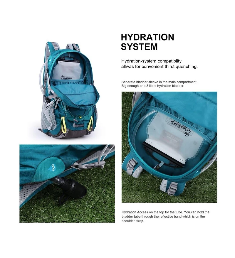 Mountaintop 40 Liter Hiking Backpack Lightweight Travel Backpack for Men Women Outdoor Backpacking Camping