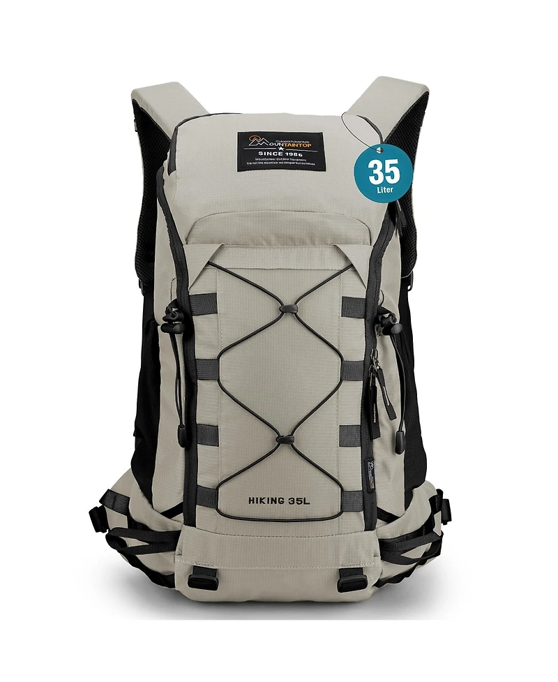 Mountaintop 35 Liter Hiking Backpack Lightweight Outdoor Travel Camping Daypack with Rain Cover for Men and Women
