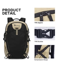 Mountaintop 30 Liter Hiking Backpack Men Women Camping Backpack Lightweight Trekking Travel Backpacks for Climbing Skiing Cycling