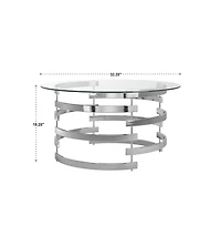 iNSPIRE Q Metal Chop Coffee Table