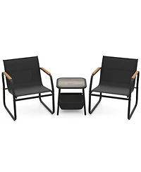 Sugift Patio Furniture Set Outdoor Bistro Conversation Set