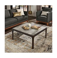 iNSPIRE Q Faux Marble Square Coffee Table
