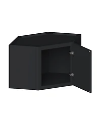 Boyel Living 18 Inch Height Short Corner Wall Cabinets, Ready to Assemble Kitchen Cabinet with Solid Wood Frame, Soft-Close Slides and Hinge