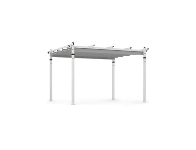 Boyel Living Outdoor Pergola with Retractable Canopy and Aluminum Frame