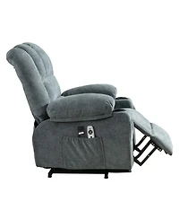 Clihome Power Electric massage lift recliner chair, suitable for the elderly, with heating and vibration functions, Usb