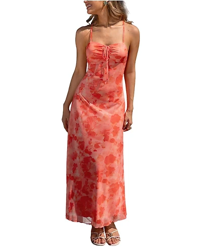 Cupshe Women's Tropical Heat Floral Maxi Beach Dress