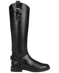 Sam and Libby Women's Statler Zip Tall Wide Calf Block heel Boots