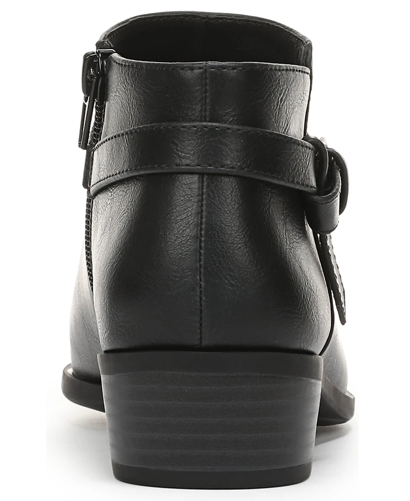 LifeStride Women's Ada Zip Almond Toe Short Boots
