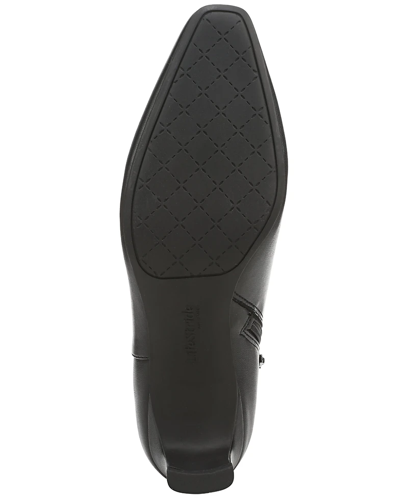 LifeStride Women's Fresno Zip Snip Toe Short Boots