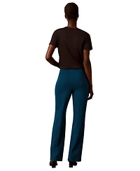 Calvin Klein Petite High-Rise Bootcut Pants