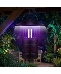 Sugift Rechargeable Electric Fly Trap and Bug Catcher with Uv Light and Suction