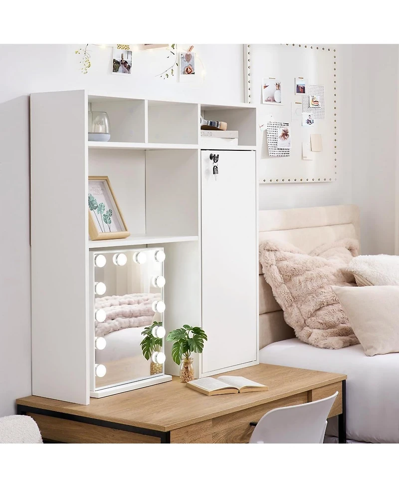 DormCo Yak About It Locker Safe Desk Bookshelf Hutch