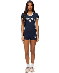 Edikted Women's England Girl Micro Shorts