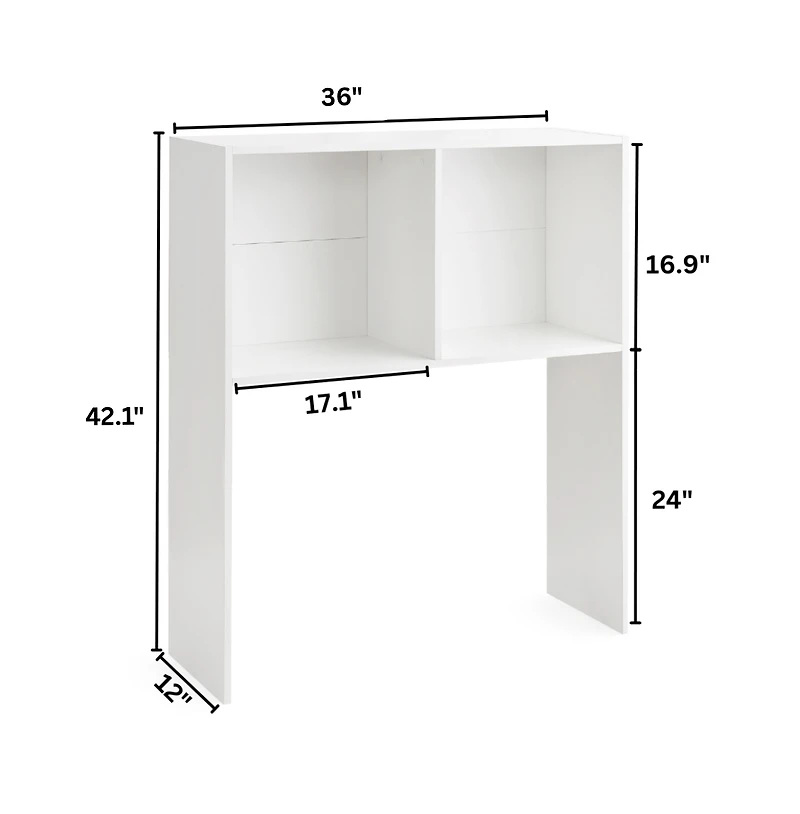 DormCo Yak About It Double Cube Desk Bookshelf Hutch