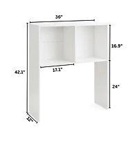 DormCo Yak About It Double Cube Desk Bookshelf Hutch