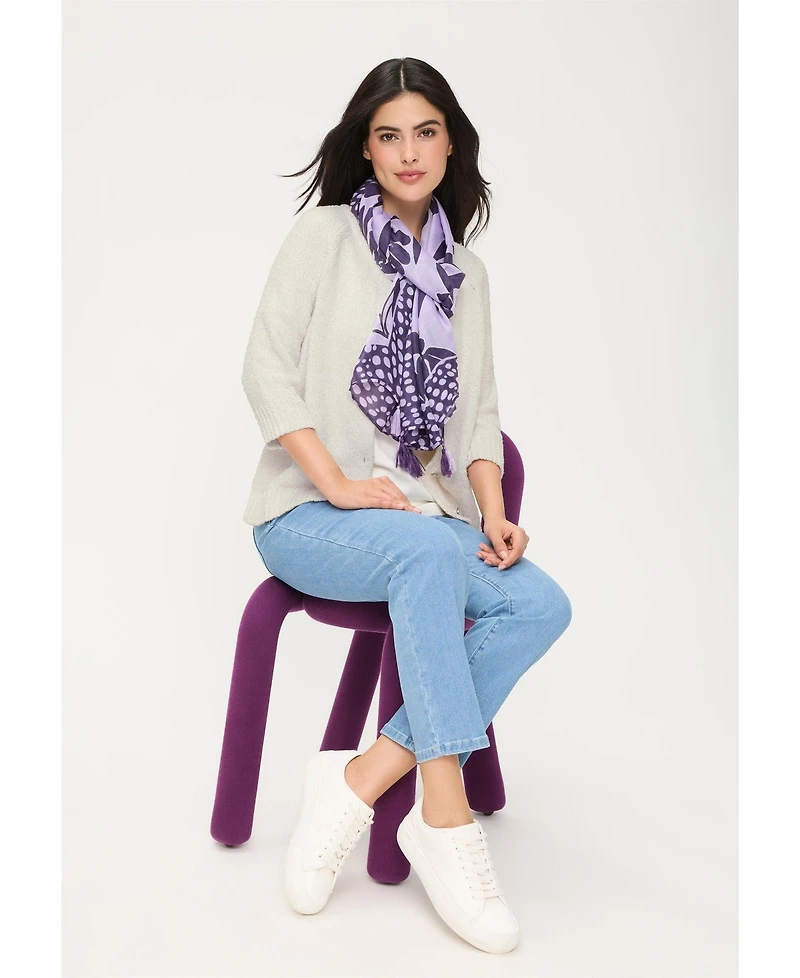 Olsen Women's Round Neck Cardigan