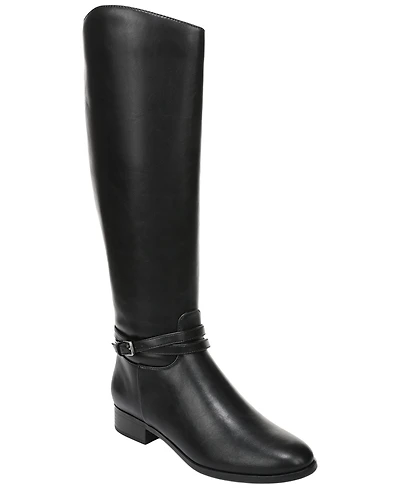 LifeStride Women's Scout Wide Calf Riding Tall Block Heel Boots