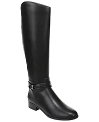 LifeStride Women's Scout Wide Calf Riding Tall Block Heel Boots