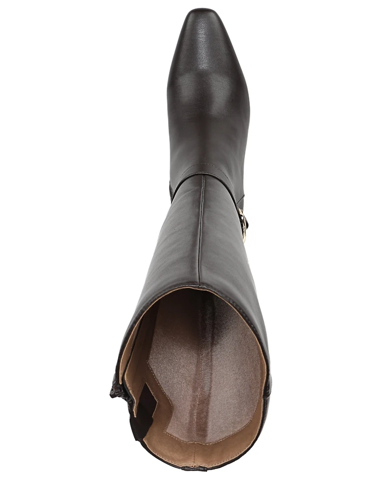 LifeStride Women's Faris Zip Wide Calf Tall Snip Toe Boots